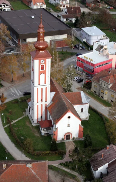 Iglesia Parroquial Santa Margarita Dubrava Croacia —  Fotos de Stock