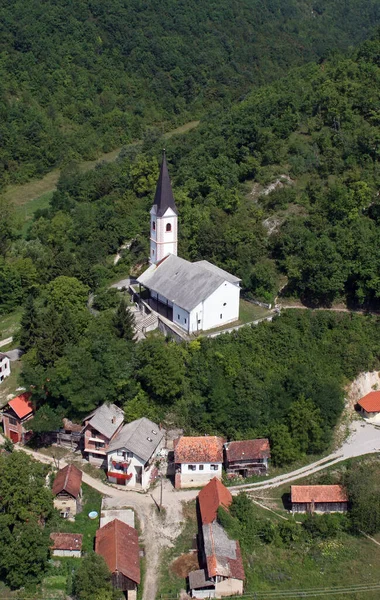 Hırvatistan Dol Kentindeki Our Lady Dol Kilisesi — Stok fotoğraf