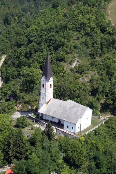Igreja Nossa Senhora Dol Dol Croácia — Fotografia de Stock