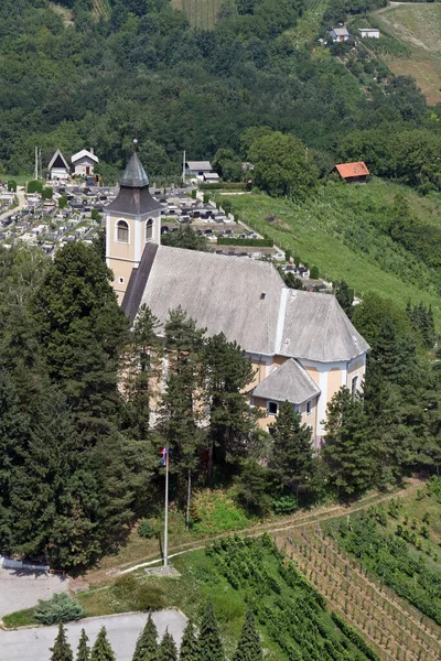 Igreja Paroquial São Jorge Draganic Croácia — Fotografia de Stock