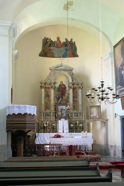 Parish Church Saints Simon Jude Ciglena Croatia — стокове фото