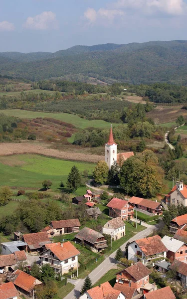 Church Saint John Baptist Gornja Jelenska Croatia — Stock Photo, Image