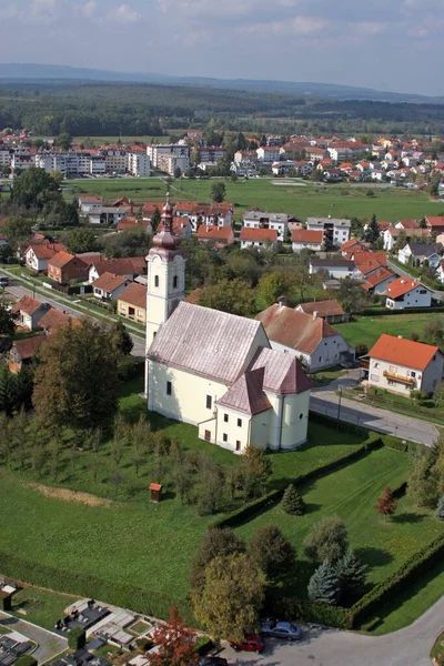 Farní Kostel Navštívení Panny Marie Garesnici Chorvatsko — Stock fotografie
