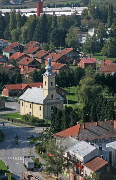 Kościół Parafialny Józefa Grubisno Polje Chorwacja — Zdjęcie stockowe