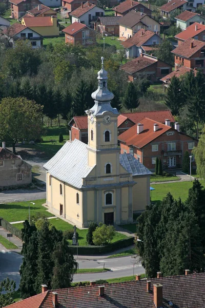 Pfarrkirche Josef Grubisno Polje Kroatien — Stockfoto