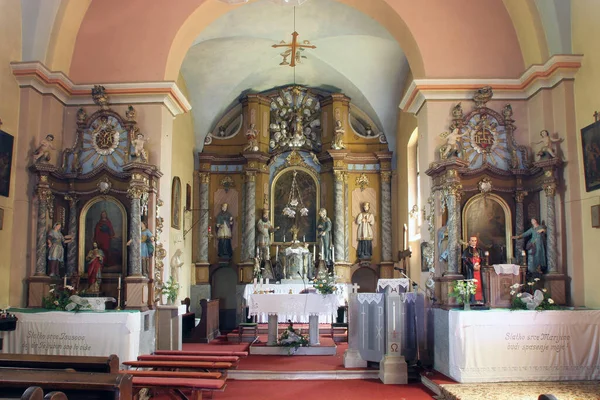 Церква Святого Івана Хрестителя Горні Єленській Хорватія — стокове фото