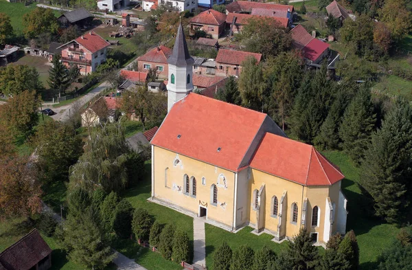 Kyrkan Antagandet Jungfru Maria Glogovnica Kroatien — Stockfoto