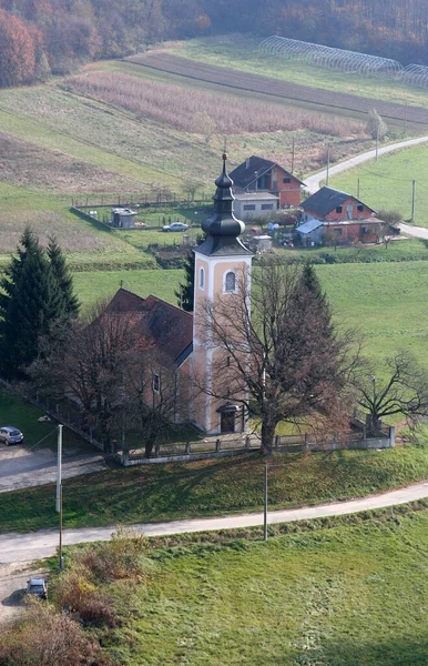 Hırvatistan Donja Zelina Kentindeki Aziz Nicholas Kilisesi — Stok fotoğraf