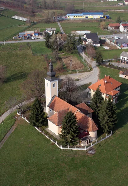 Iglesia Parroquial San Nicolás Donja Zelina Croacia —  Fotos de Stock