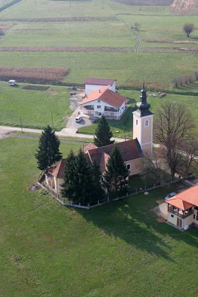 Iglesia Parroquial San Nicolás Donja Zelina Croacia —  Fotos de Stock