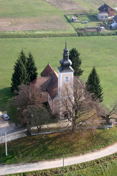 Kyrkan Sankt Nikolaus Donja Zelina Kroatien — Stockfoto