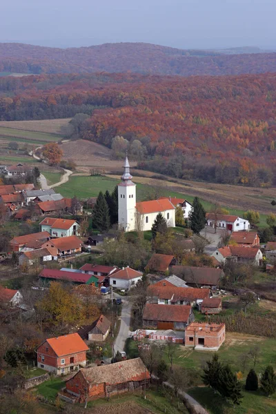 Szent György Plébániatemplom Durdic Horvátország — Stock Fotó