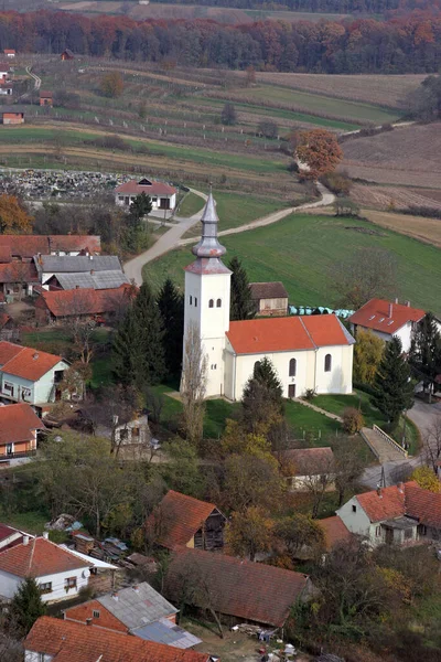 Kościół Parafialny Jerzego Durdicach Chorwacja — Zdjęcie stockowe