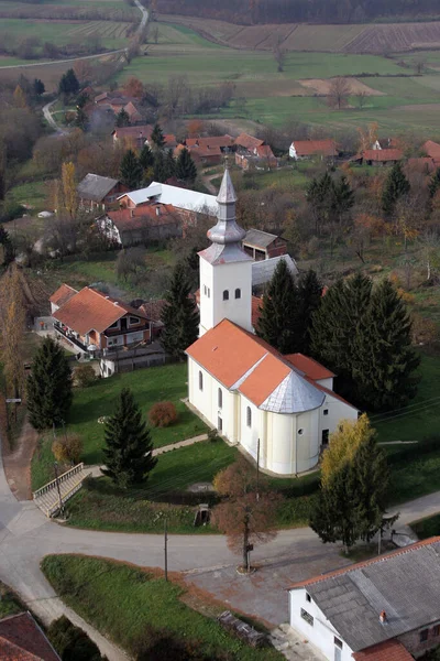 Kościół Parafialny Jerzego Durdicach Chorwacja — Zdjęcie stockowe