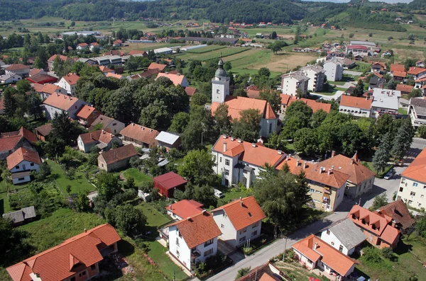 Igreja Paroquial Santíssima Trindade Donja Stubica Croácia — Fotografia de Stock