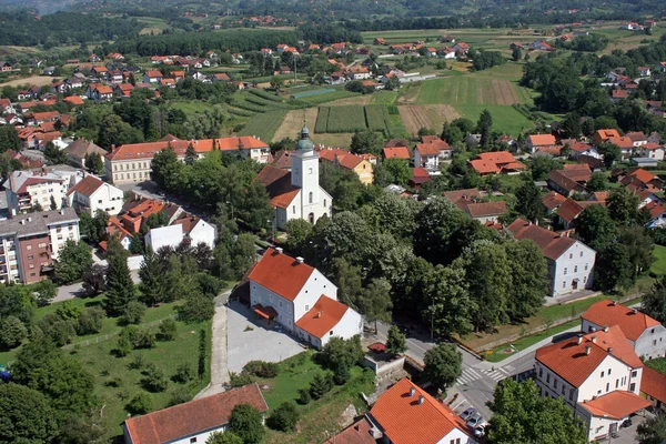 Szentháromság Plébániatemplom Donja Stubica Horvátország — Stock Fotó