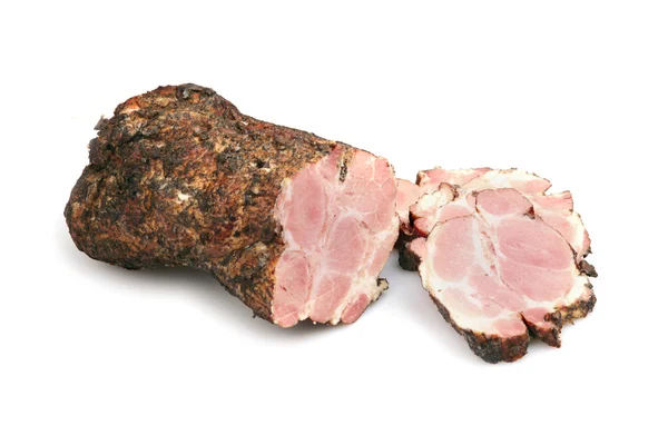 Копченості зі свинини м'ясо — стокове фото