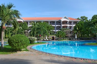 Yüzme Havuzu ile tropikal tatil