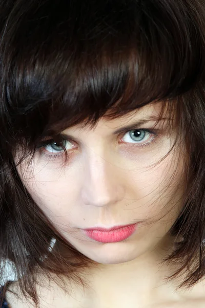 Close up portrait of young beauty girl — Stock Photo, Image