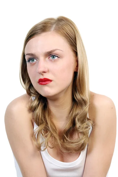 Portrait of the crying woman — Stock Photo, Image