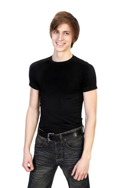Young caucasian man smilling — Stock Photo, Image