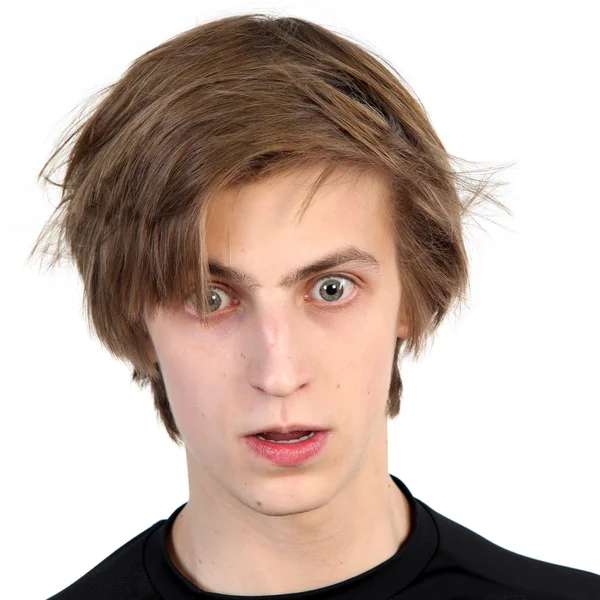 Shocked young man — Stock Photo, Image