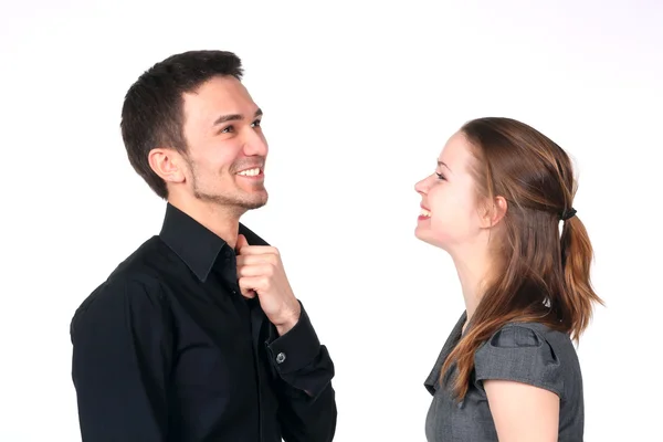 Portrait of happy couple — Stock Photo, Image