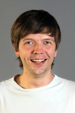 neşeli beyaz adam