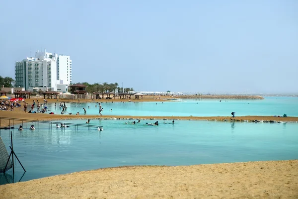 Landscape with Dead-Sea beach — Stock Photo, Image