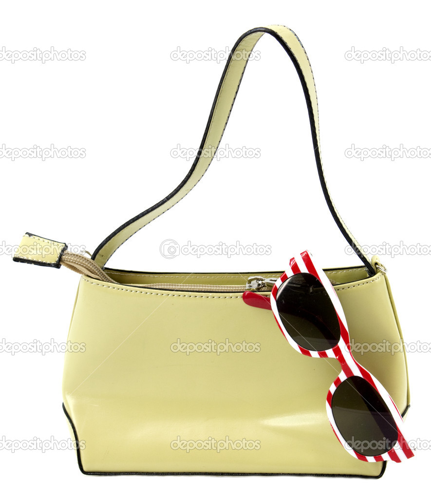 Sunglasses and purse