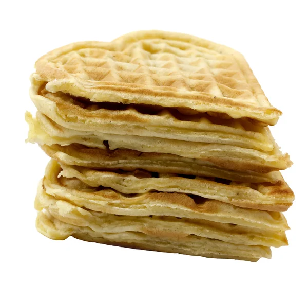 Stapel van wafels — Stockfoto