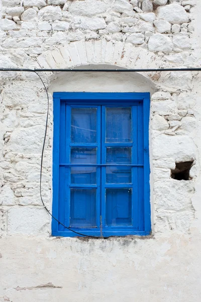 Aged Blue Window — Stock Photo, Image