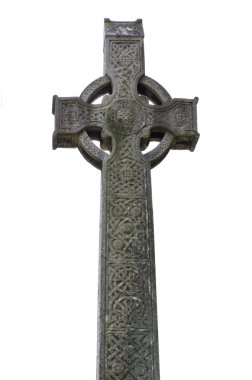 Celtic Cross on white clipart