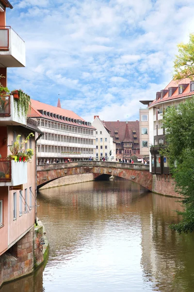 Pont Fleisch à Nuremberg, Allemagne Photo De Stock