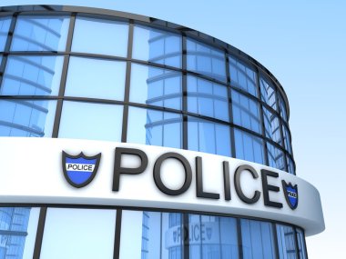 Police Building clipart