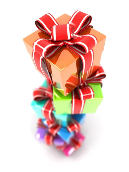 Columna de regalos — Foto de Stock