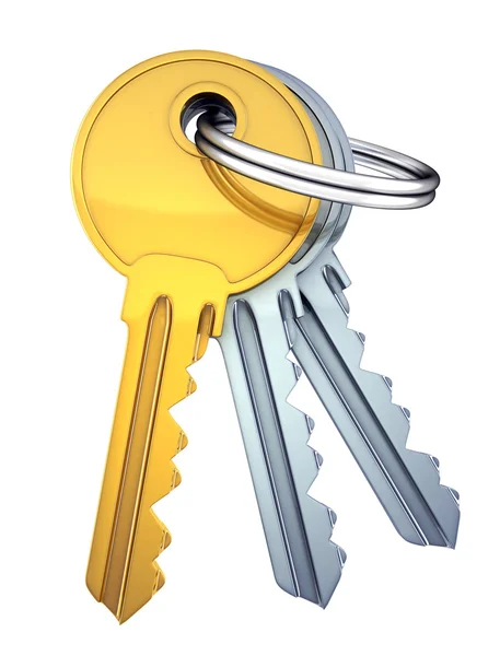 Three keys — Stock Photo, Image