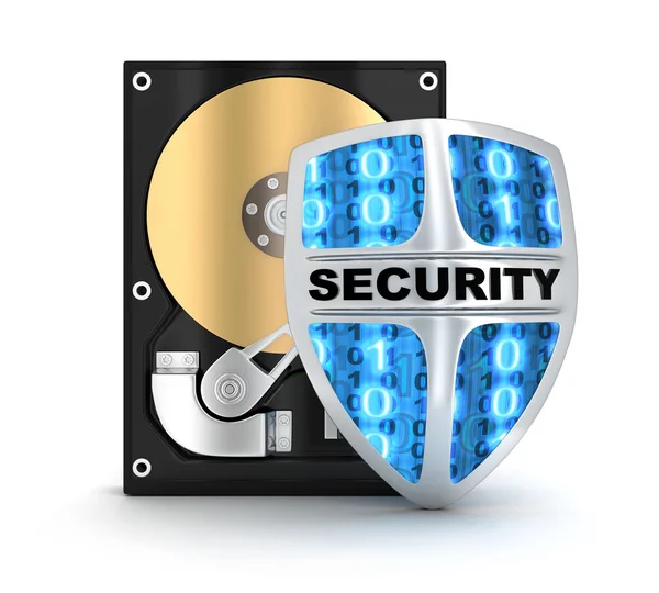 HDD and security — Stock Photo, Image
