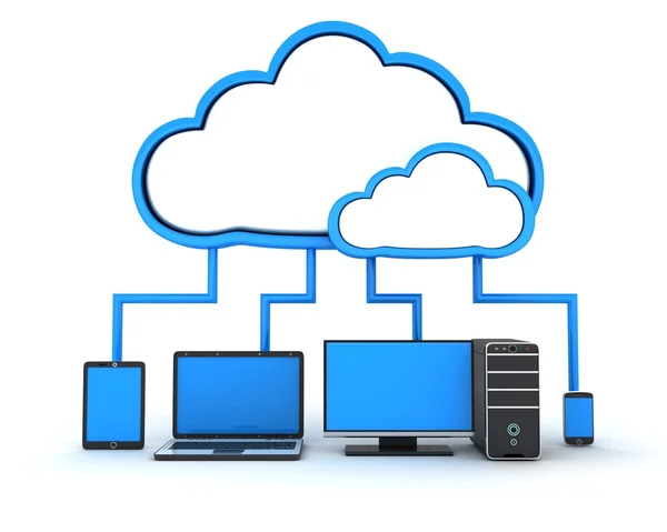 인터넷 구름, 개념 — 스톡 사진