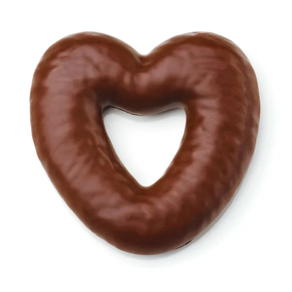 Biscoito em forma de coração . — Fotografia de Stock