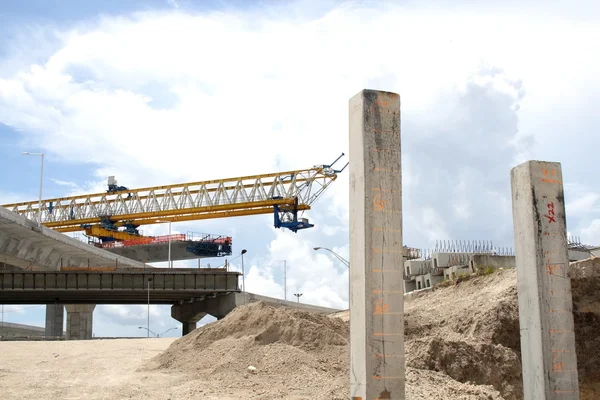 Costruzione autostradale — Foto Stock