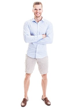 kendinden bu kadar emin! -tam uzunlukta bir sportif genç m portresi