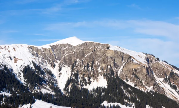 Mountain with snow — Stock Photo, Image