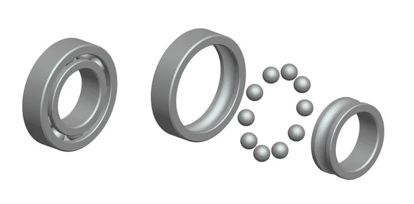 Render: ball bearing — Stock Photo, Image