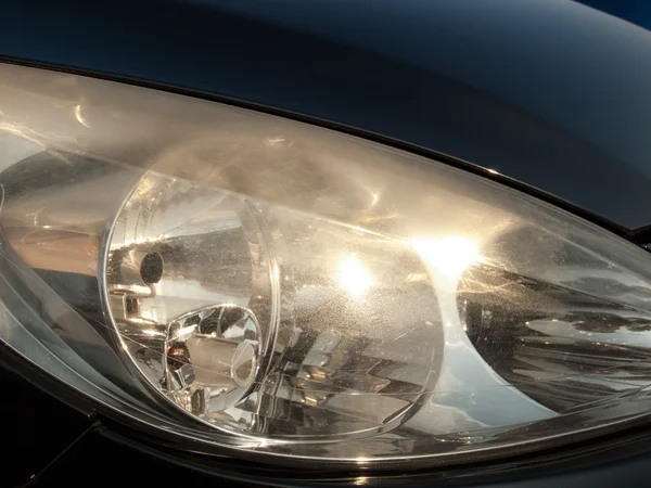 Blurred headlights — Stock Photo, Image