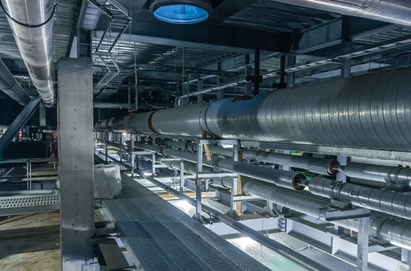 Servizi di costruzione in un edificio — Foto Stock