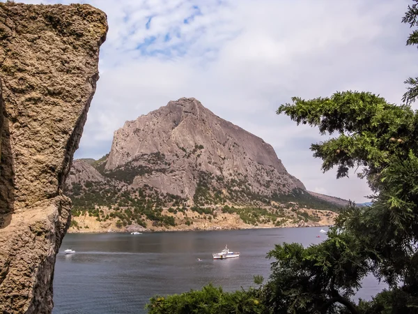 Landscape view in Noviy Svet in Crimea — Stock Photo, Image