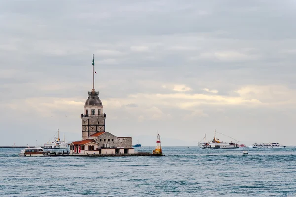 Torre de la Doncella en Estambul — Foto de Stock