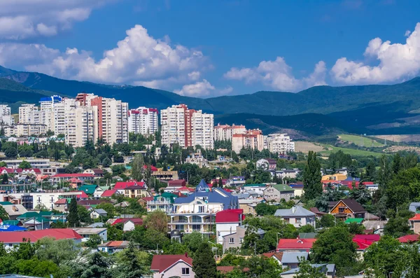 Vista de la ciudad Alushta — Foto de Stock