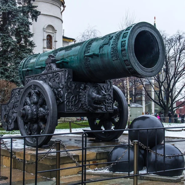 Tsaar-pushka (koning kanon) in Moskou — Stockfoto